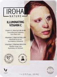 Mascarilla facial iluminadora vitamina C