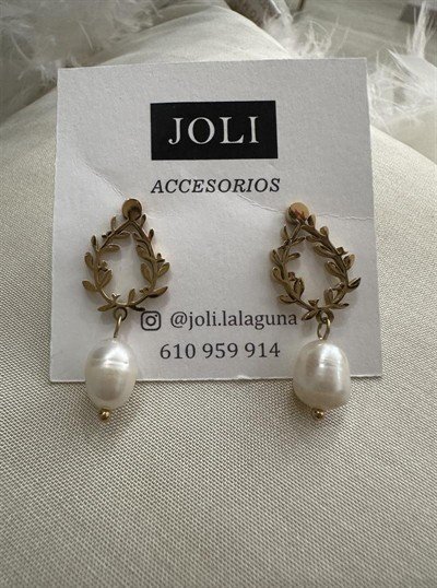 Pendientes perlas
